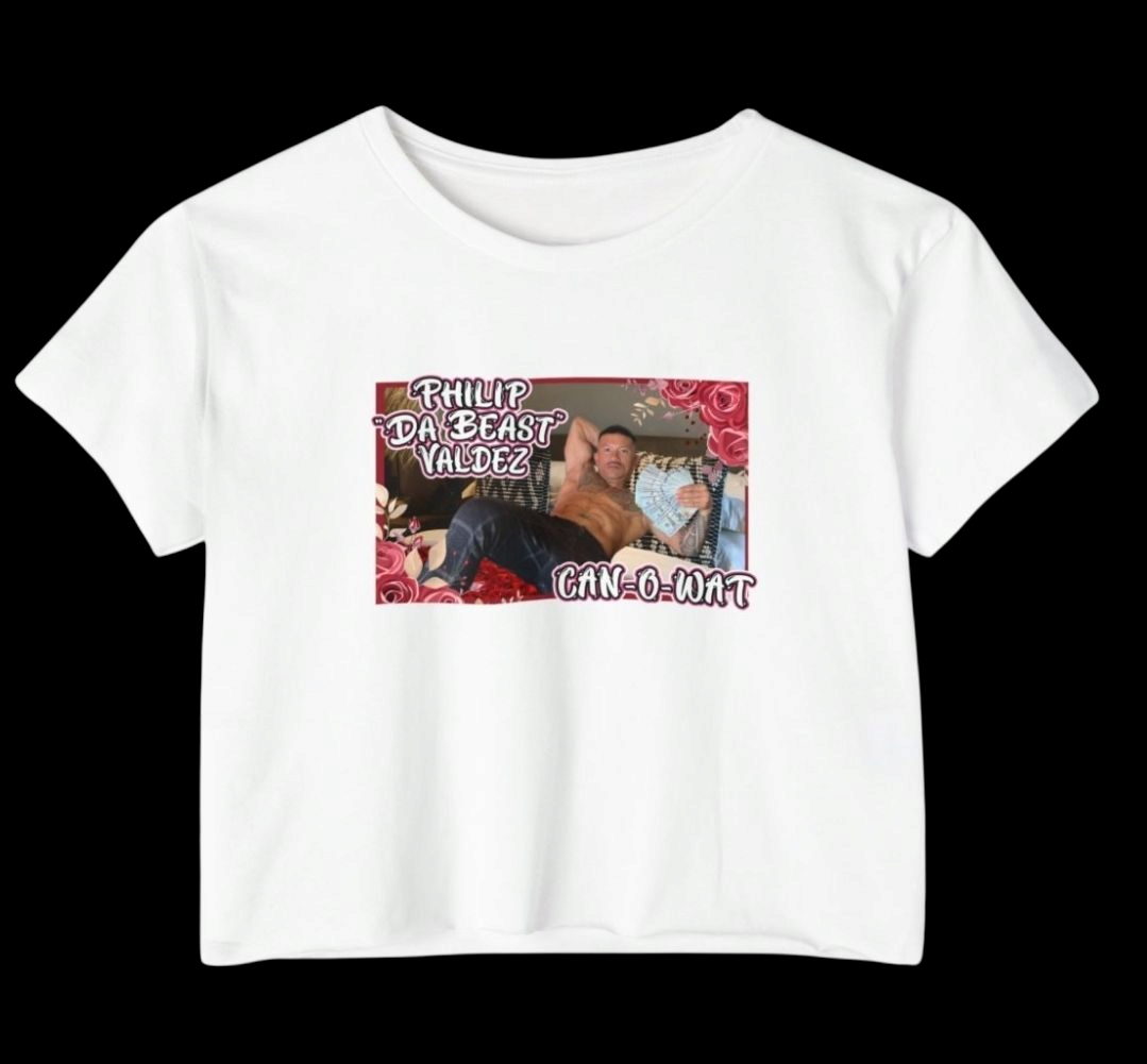 **LIMITED EDITION Philip "DA BEAST" Valdez Crop Top**