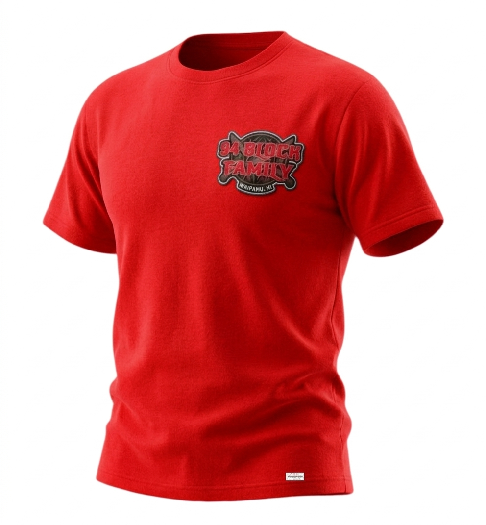 "94 BLOCK FAMILY" (Neighborhood) cotton Tee