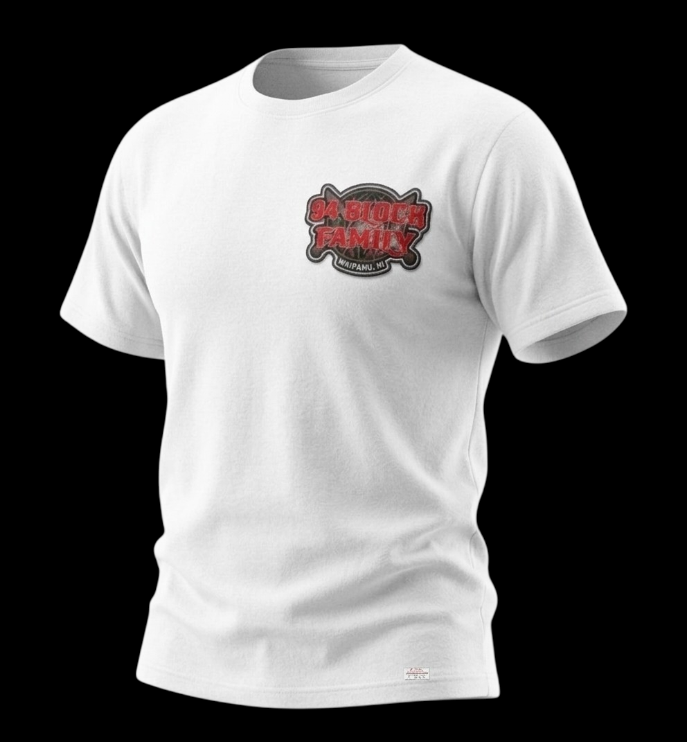 "94 BLOCK FAMILY" (Neighborhood) cotton Tee