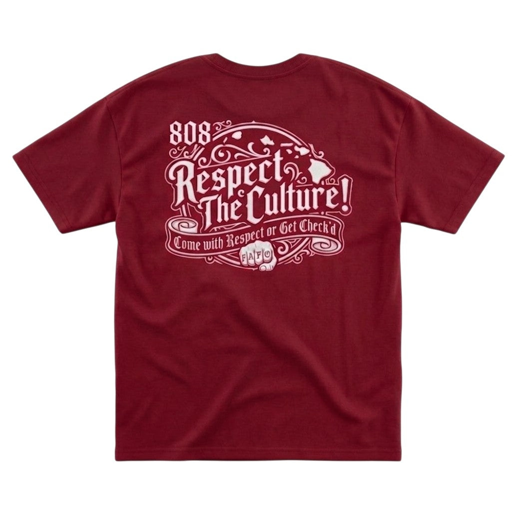 "RESPECT THE CULTURE" Cotton Tee