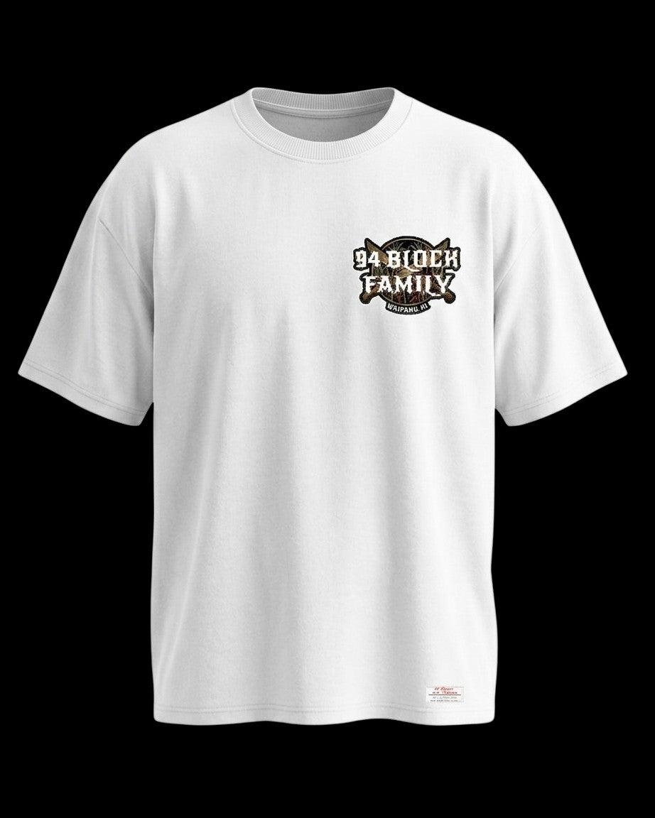 "94 BLOCK FAMILY" (Neighborhood) cotton Tee
