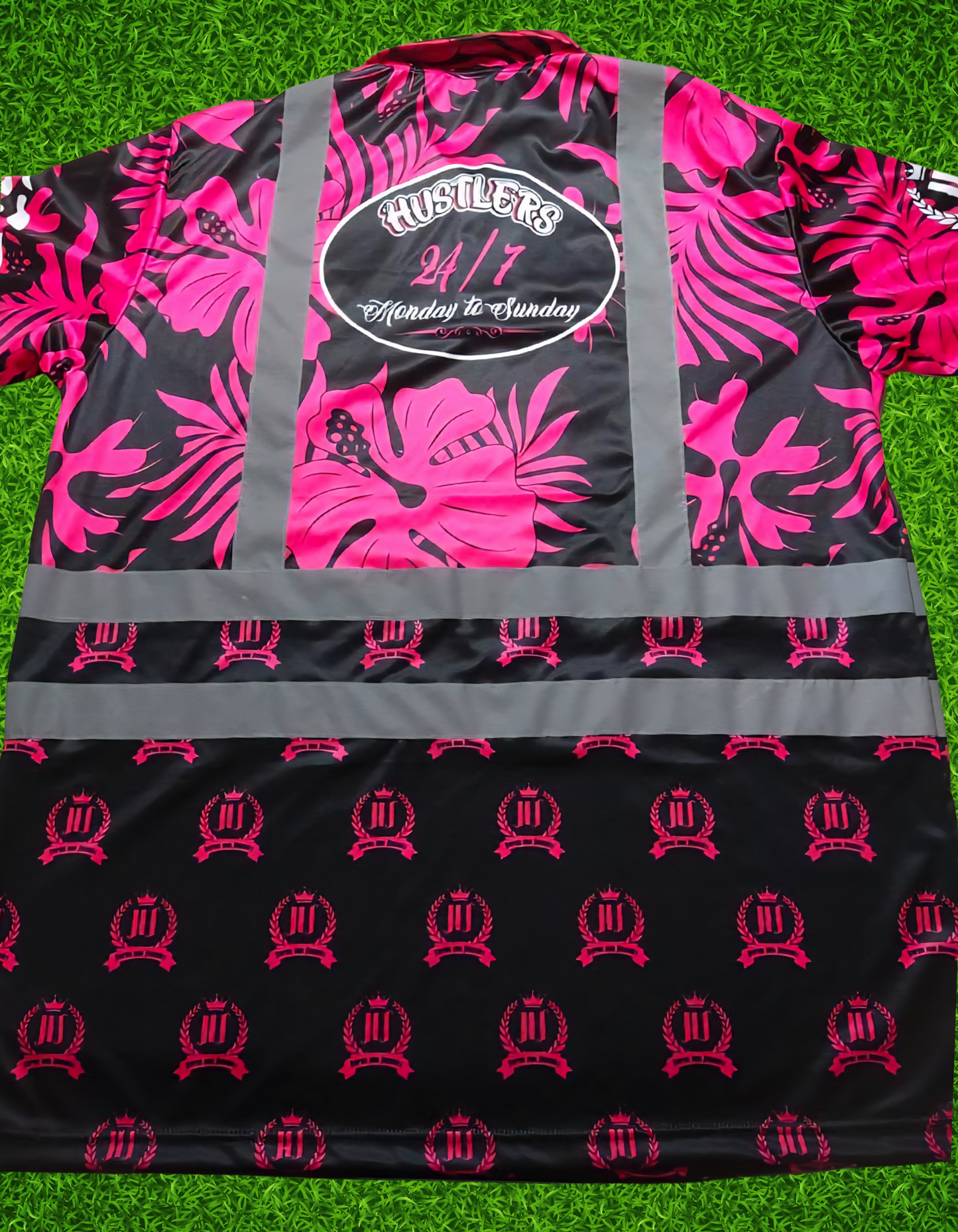 (PINK) POLO with reflectors"