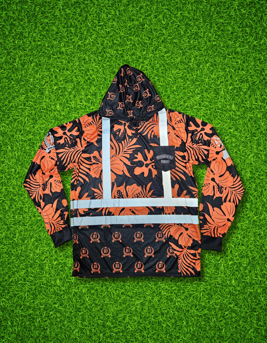 ""‼️NEW‼️"" (ORANGE) HOODIE WITH reflectors