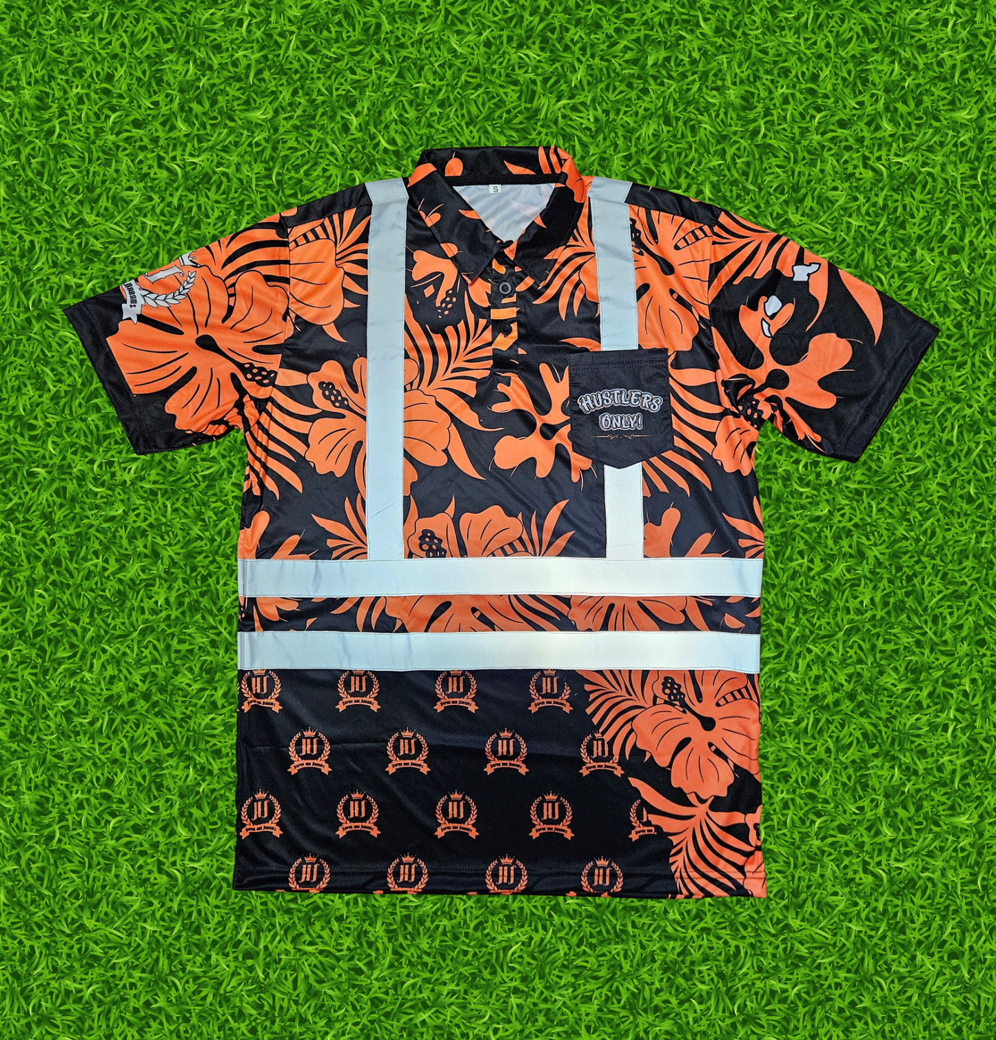 ""(ORANGE) POLO with reflectors"