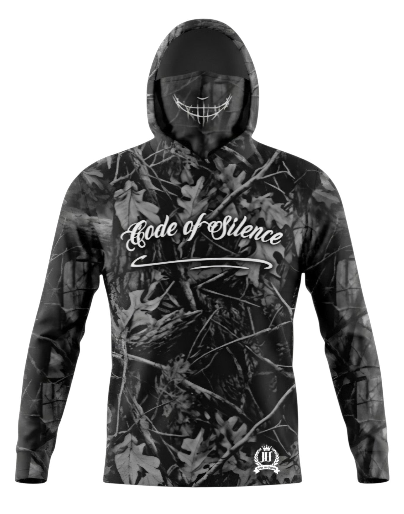 "CODE OF SILENCE" (Camo) Black/Gray
