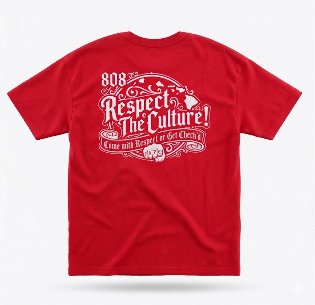 "RESPECT THE CULTURE" Cotton Tee