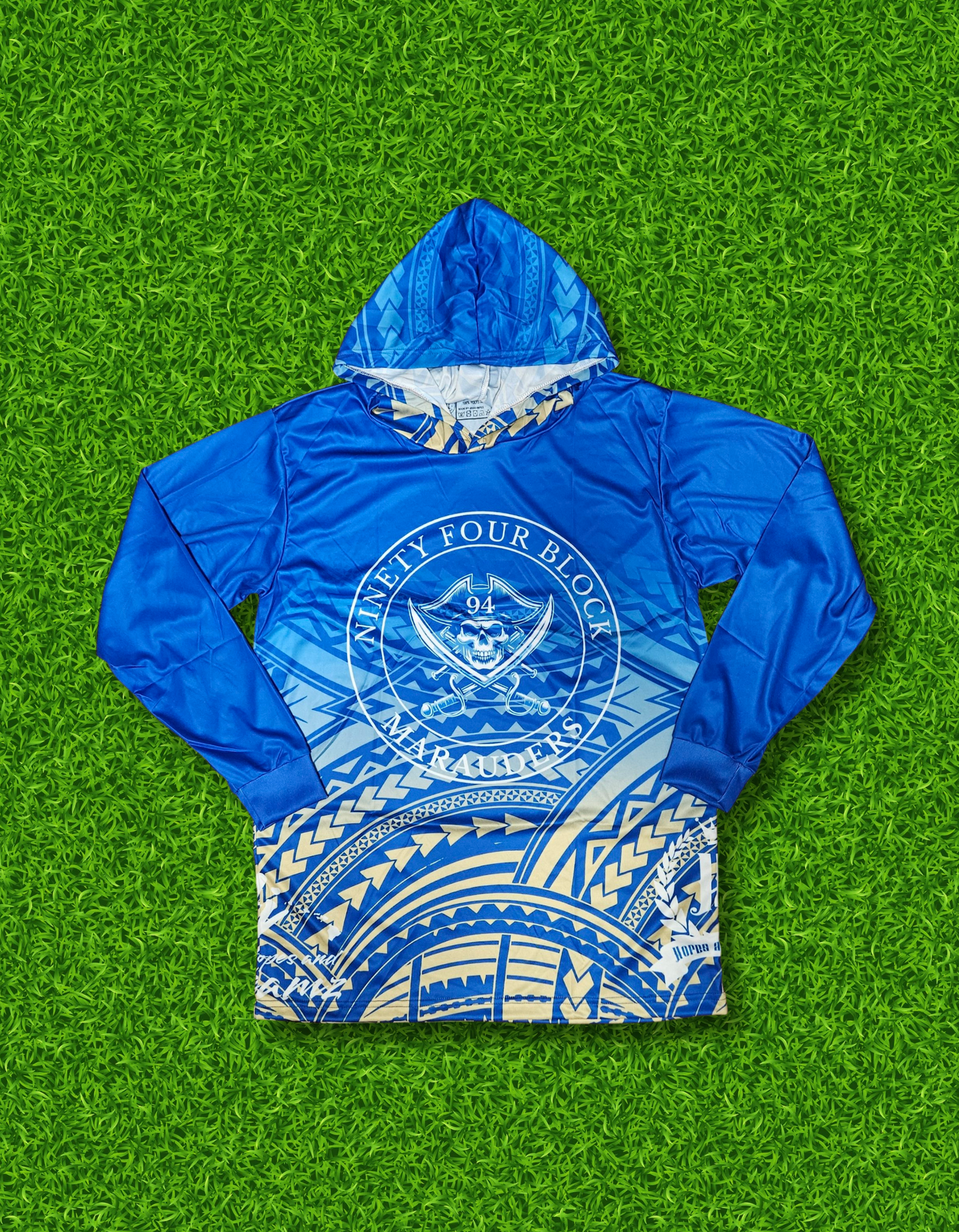 '94 BLOCK MARAUDERS hoodie (blue/gold)