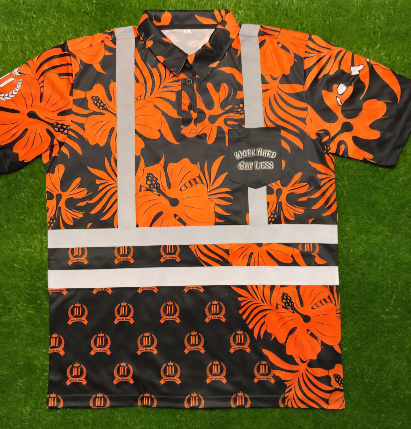 ""‼️NEW‼️"" (ORANGE) POLO with reflectors"