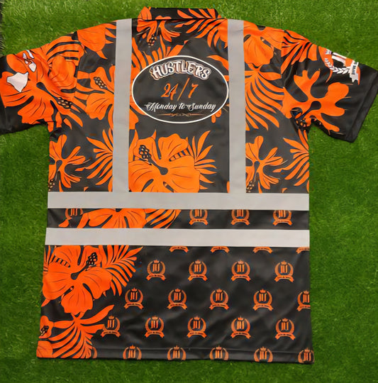 ""‼️NEW‼️"" (ORANGE) POLO with reflectors"