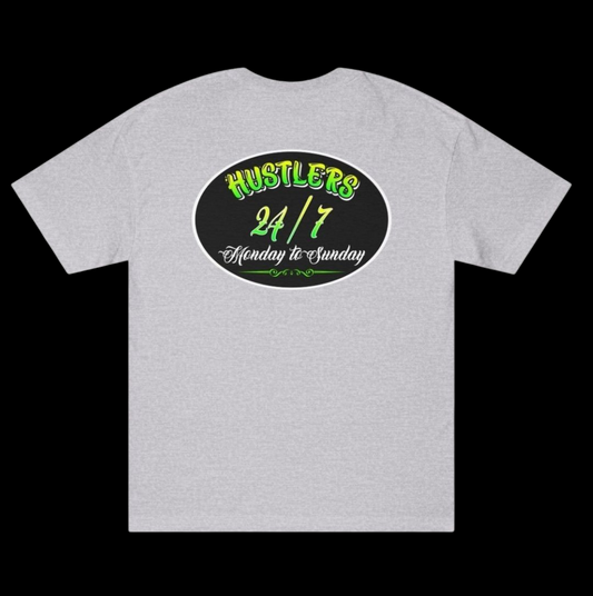 "HUSTLERS ONLY" Cotton Tees