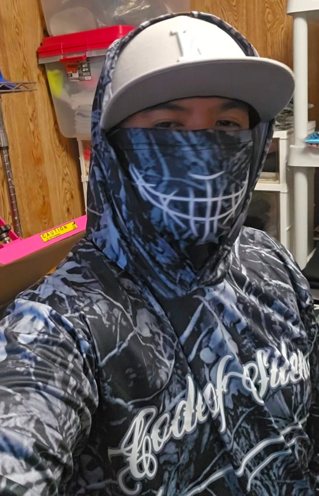 "CODE OF SILENCE" (Camo) Black/Gray