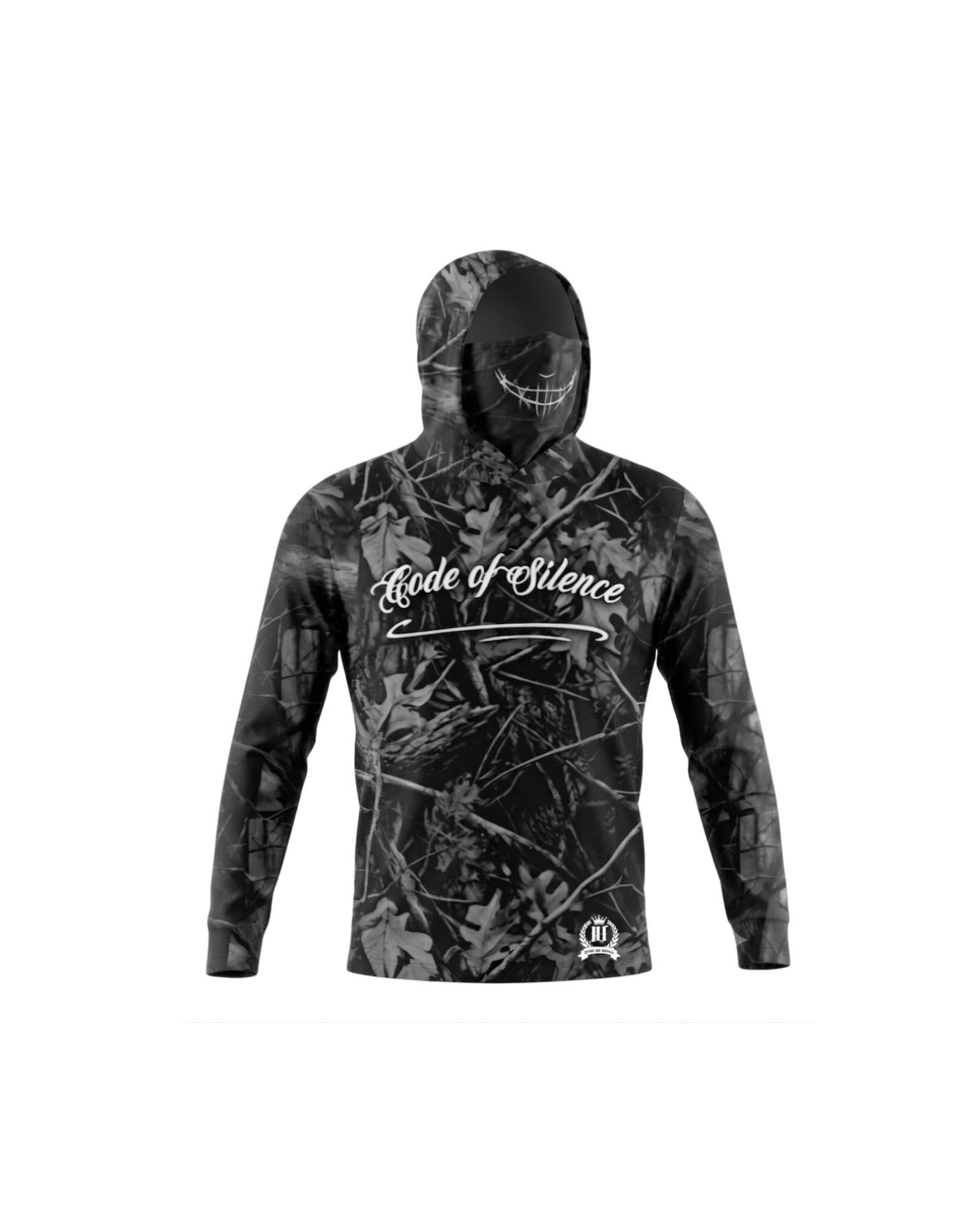 "CODE OF SILENCE" (Camo) Black/Gray