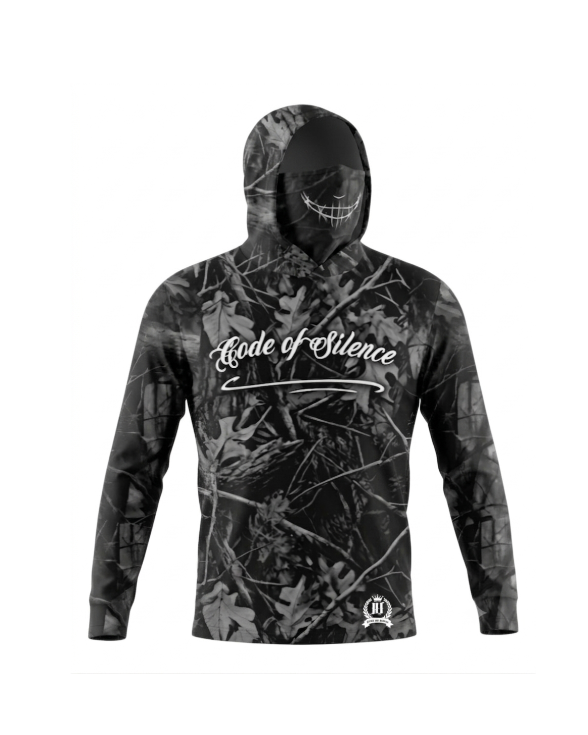 "CODE OF SILENCE" (Camo) Black/Gray