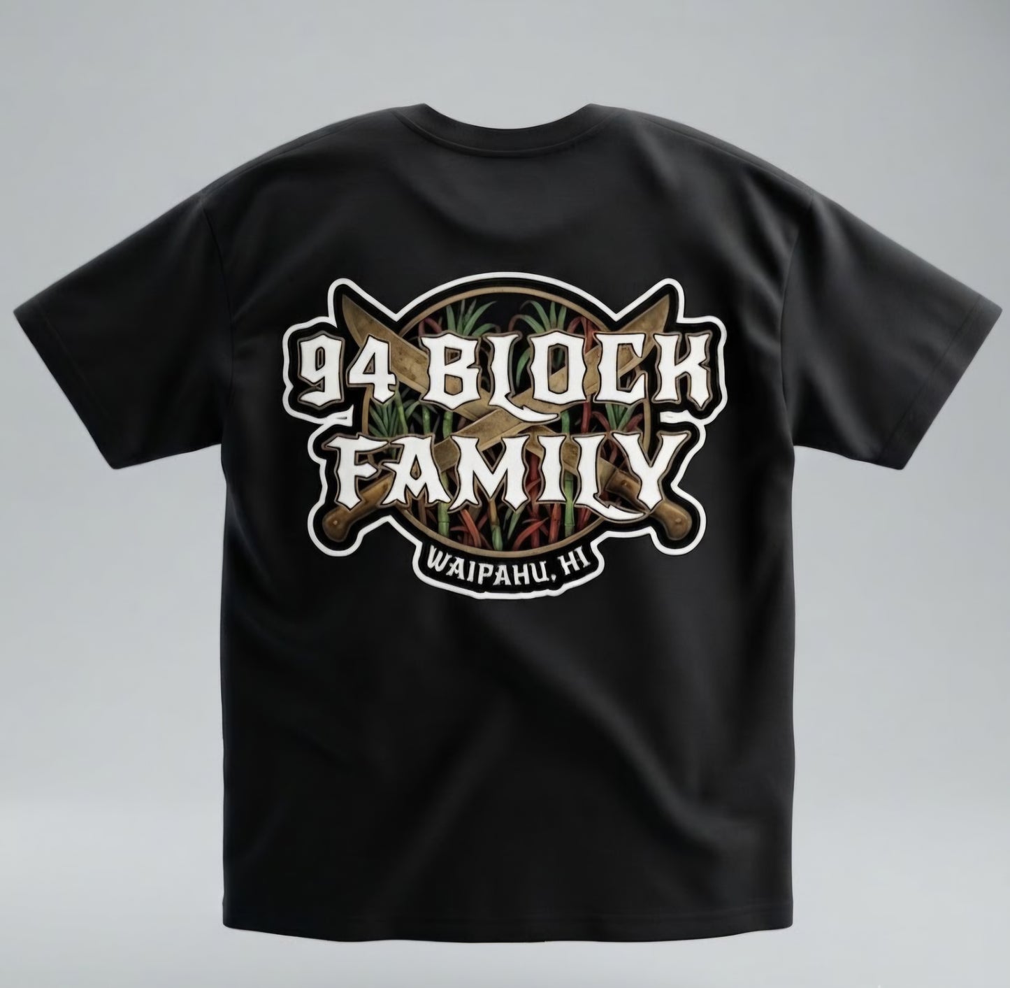 "94 BLOCK FAMILY" (Back Logo) cotton Tee